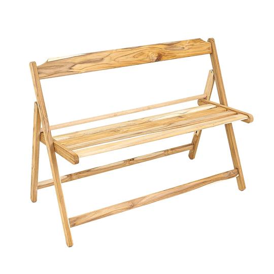 Dunwall Teak Wood 2/3 Seater Foldable Bench