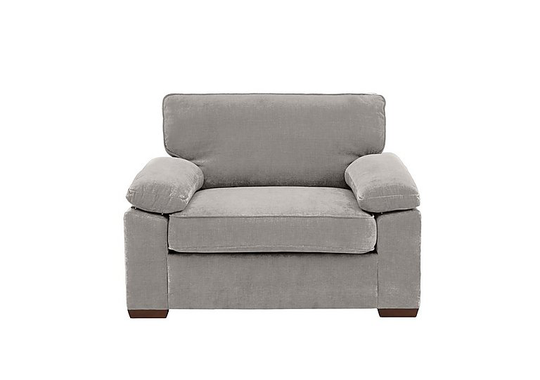 Home Fabric Snuggler Sofa Bed - Silver