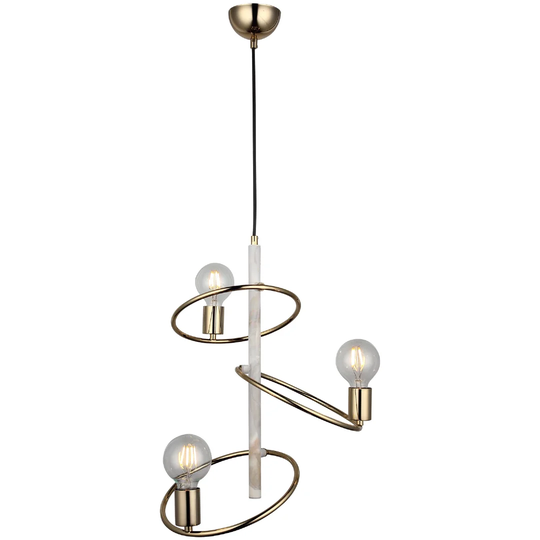 Alya 3 - Light Geometric Bulb Pendant