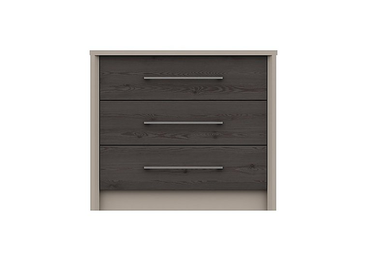 London Bedrooms - Paddington 3 Drawer Chest - Black