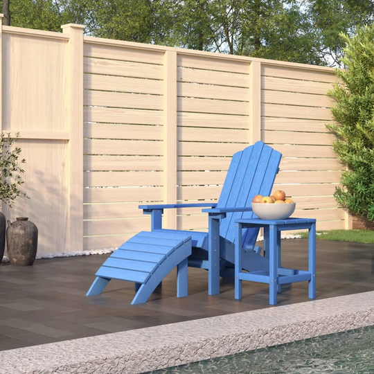 Lisbon House of Hampton Garden Adirondack Chair With Table