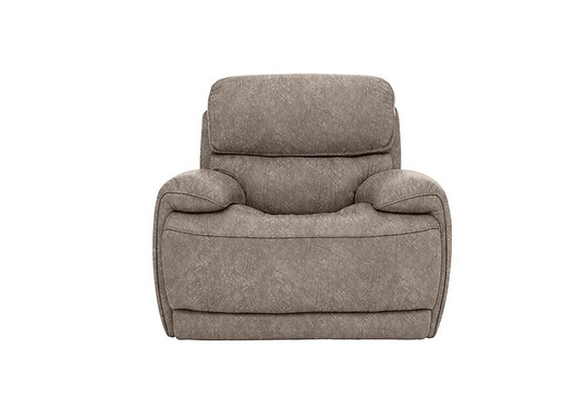 Relax Station Rocco Fabric Power Rocker Armchair with Power Headrest - Mink