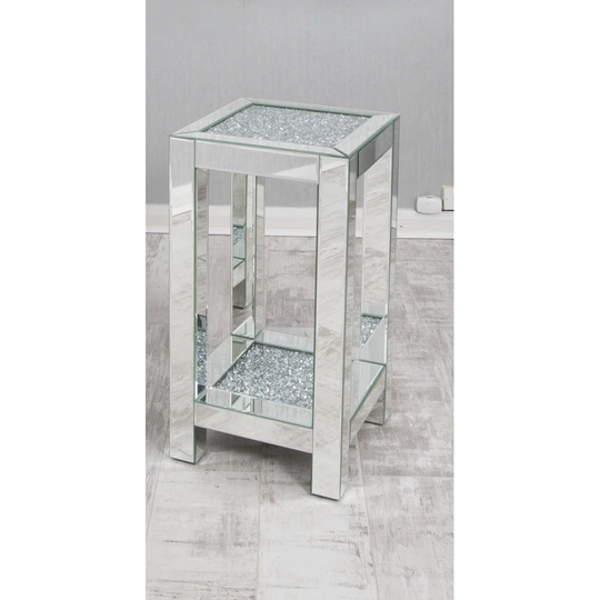 Crushed Glass Side Table