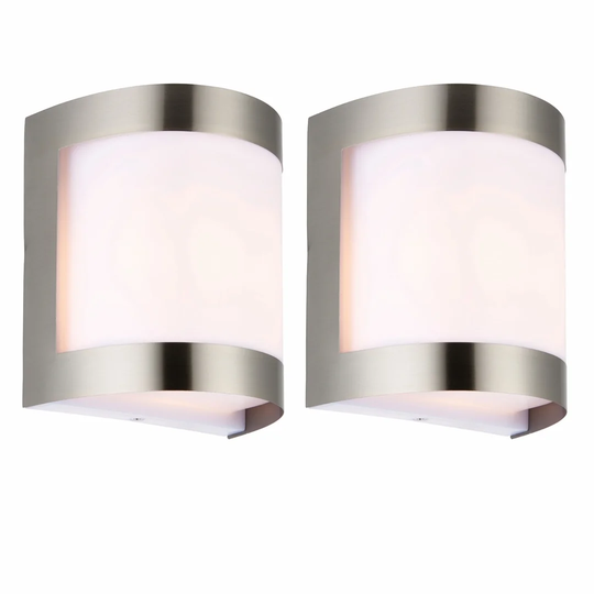 Eisenman Silver 1 - Bulb 16Cm H Outdoor Bulkhead Light
