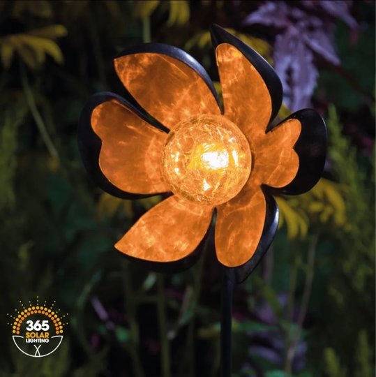 Solar Crackle Ball 1 Light LED Decorative and Accent Lights