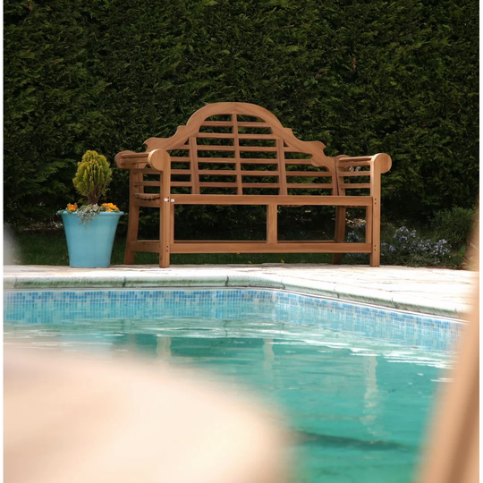 Aspinwall Teak Traditional Bench