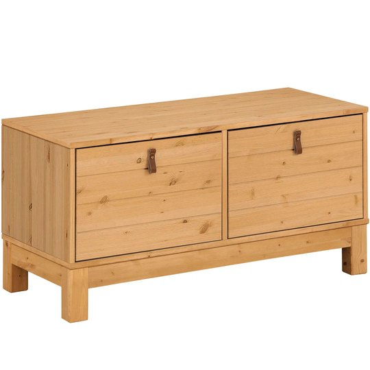 Bedhelm Wood Storage Bench