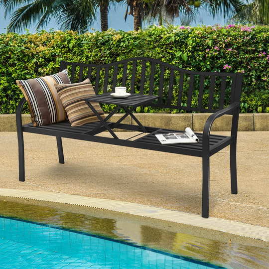 Baguia Steel Park Bench