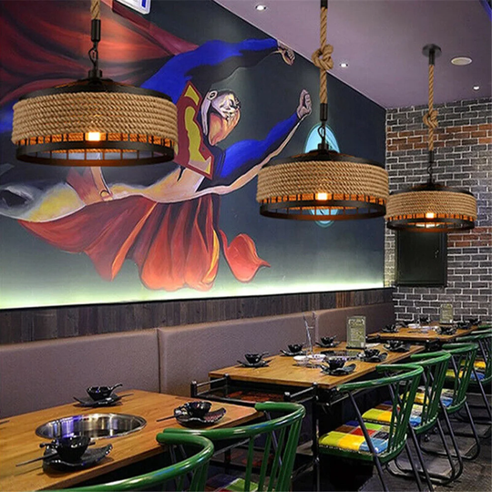 Dewson 1 - Light Drum LED Pendant