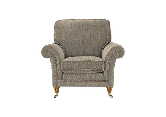 Parker Knoll - Burghley Fabric Armchair - Natural