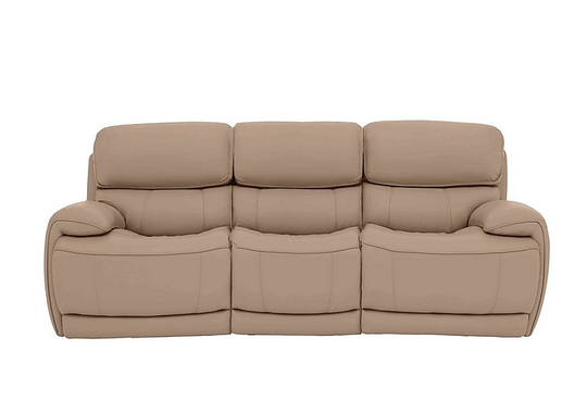 Relax Station Rocco 3 Seater Leather Power Rocker Sofa with Power Headrests- World of Leather