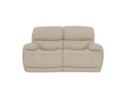 Relax Station Rocco 2 Seater Leather Power Rocker Sofa with Power Headrests - Grey- World of Leather