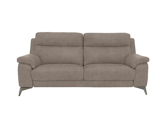 Missouri 3 Seater Fabric Sofa - Grey