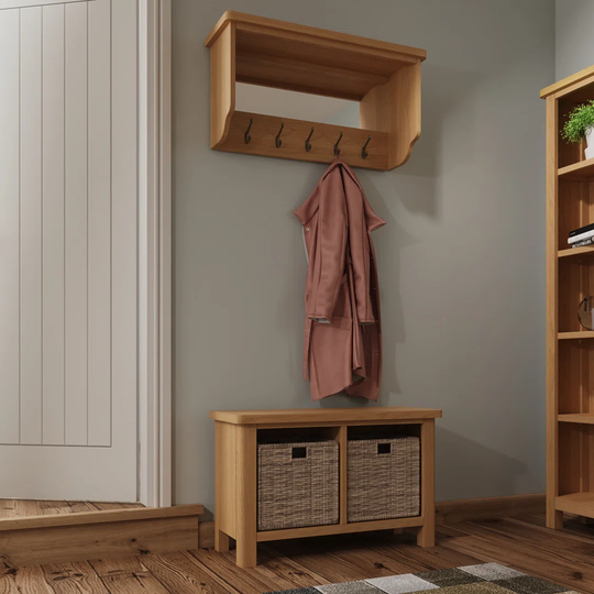 Abhainn Wood Storage Bench