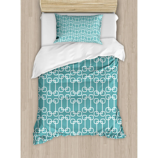 Santos Turquoise 100% Brushed Microfibre Duvet Cover Set