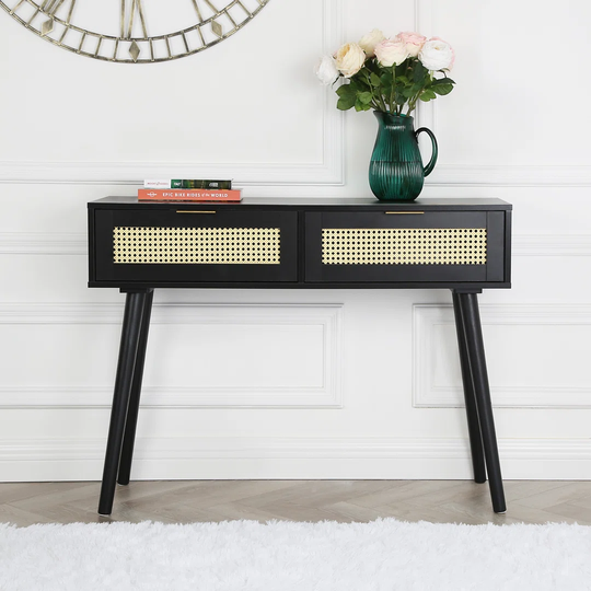 Craven Cane Console Table