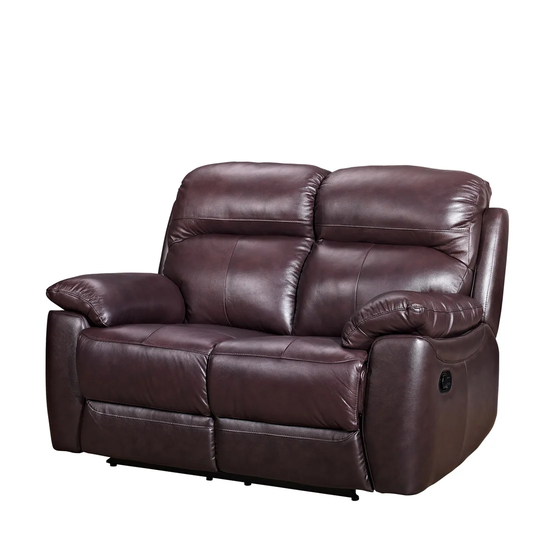 Scheidt 146Cm Leather Match Pillow Top Arm Reclining Loveseat