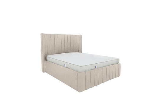 Eira Low Foot End Bed Frame - Double - Beige
