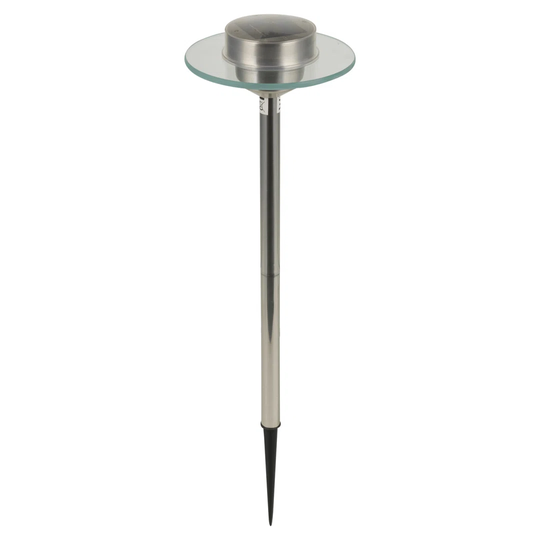 Boxrah Silver Integrated LED Metal Pathway Light