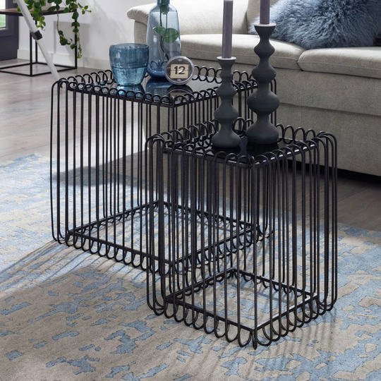 2 Piece End Table Set