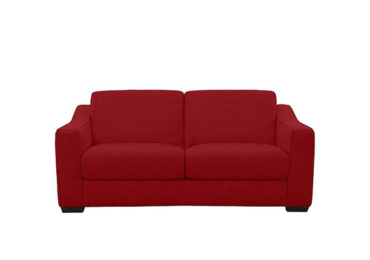 Optimus 2 Seater Fabric Sofa - Red