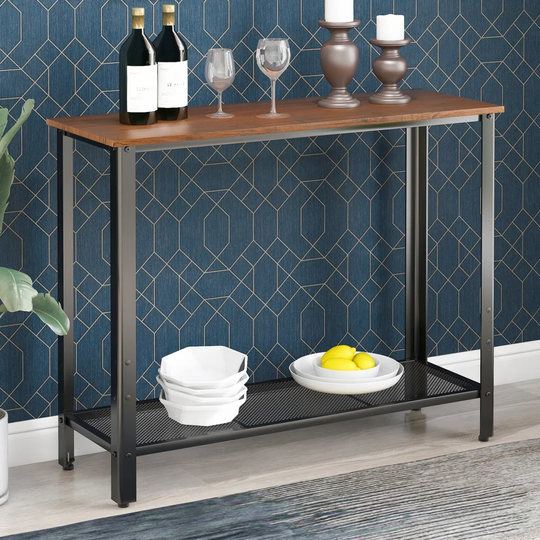 Alesandrini 100Cm Solid Wood Console Table