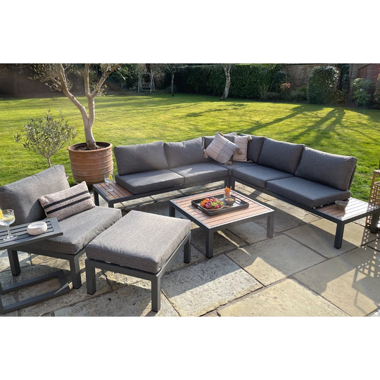 Malta Metal 6 - Person Seating Group with Cushions