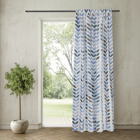 Joachim Pencil Pleat/Slot Top Room Darkening Curtain