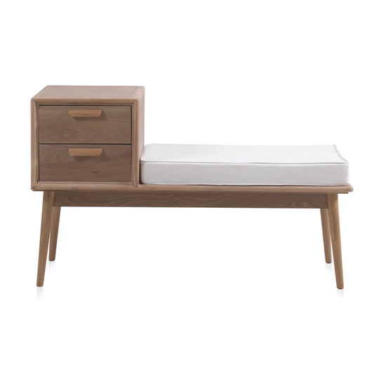 Palenville Wood Storage Bench