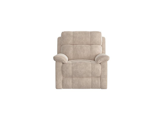 Relax Station Komodo Fabric Recliner Armchair - Cream