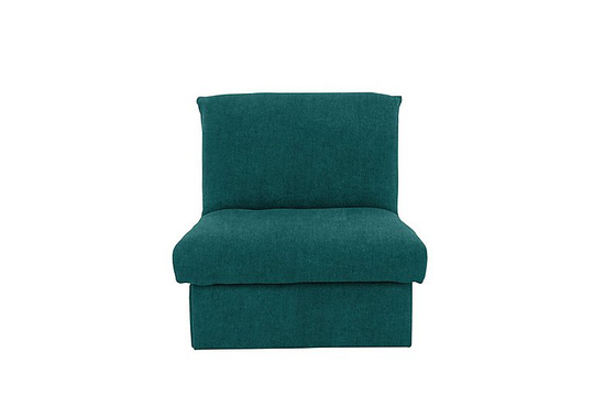 Versatile Fabric Chair Bed - Teal