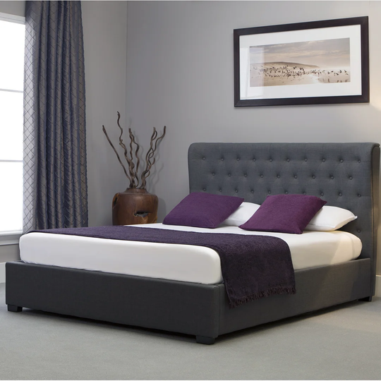 Kensington Upholstered Ottoman Bed