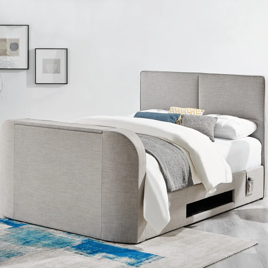 Upholstered TV Bed