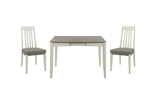 Skye Small Table and 2 Tall Chairs - Grey