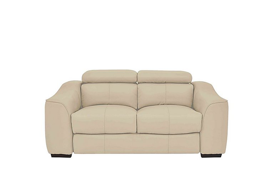 Elixir 2 Seater Leather Sofa - Beige- World of Leather
