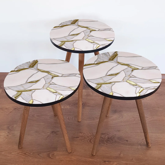 Nettie 3 Piece Nest of Tables