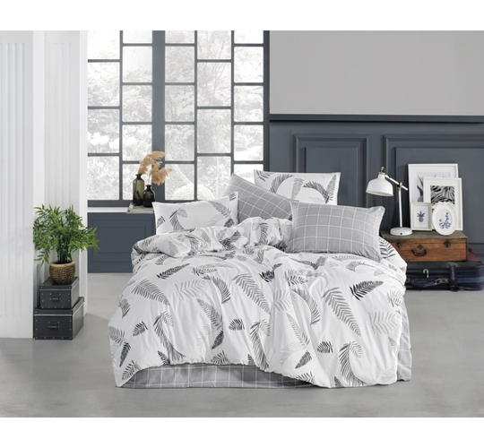 Bedding LEAF Grey 140X200cm