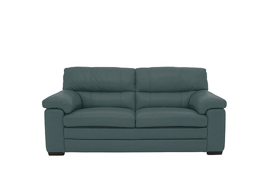 Cozee 2 Seater Pure Premium Leather Sofa - Green- World of Leather