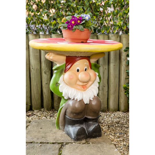 Vera Plastic and Stone Side Table