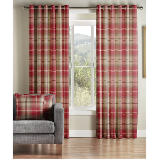 Merion Eyelet Semi Sheer Curtains
