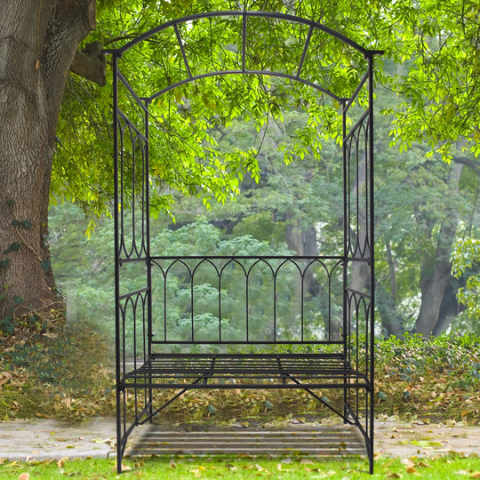 Metal Arbour Bench
