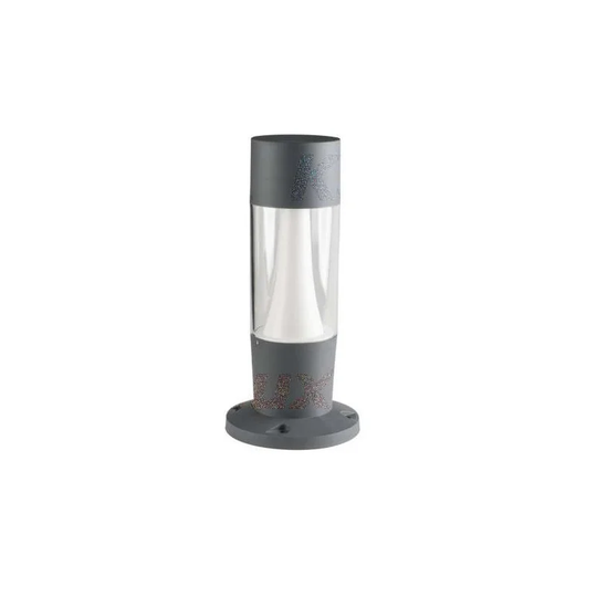 Rungata Black Integrated LED Bollard Light