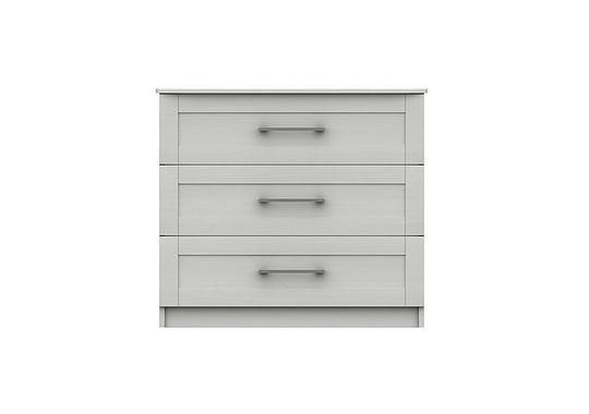 London Bedrooms - Fenchurch 3 Drawer Chest - White