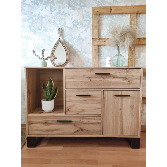 Uthyr 120Cm Wide 3 Drawer Sideboard