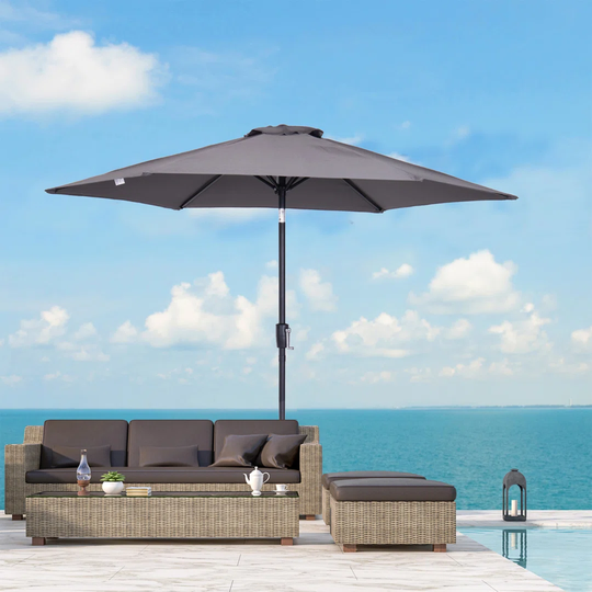 Aloisio 2.7m Square Traditional Umbrella