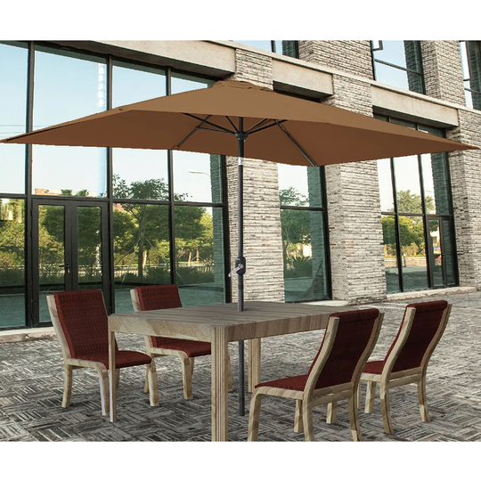 Rhodes 3m x 2 m Rectangular Traditional Parasol