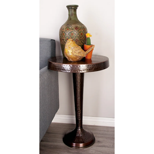 Hana Metal Bronze Accent Table