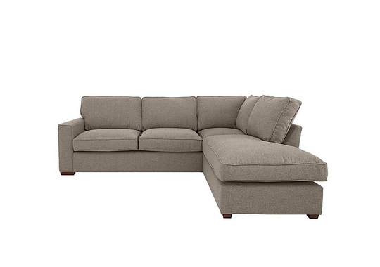 Cory Fabric Corner Chaise Classic Back Sofa Bed