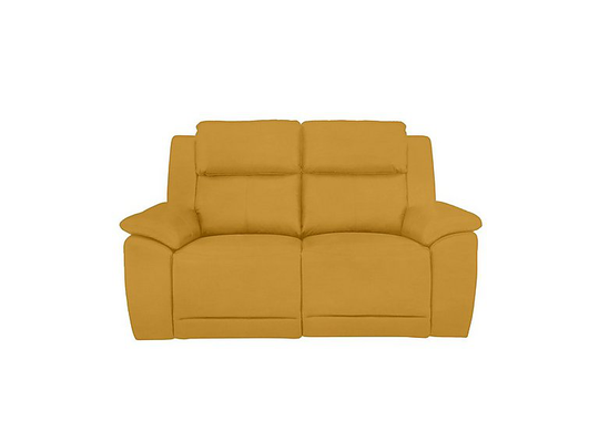 Utah 2 Seater Fabric Sofa - Yellow