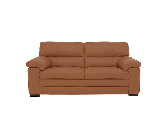 Cozee 2 Seater Pure Premium Leather Sofa - Brown- World of Leather
